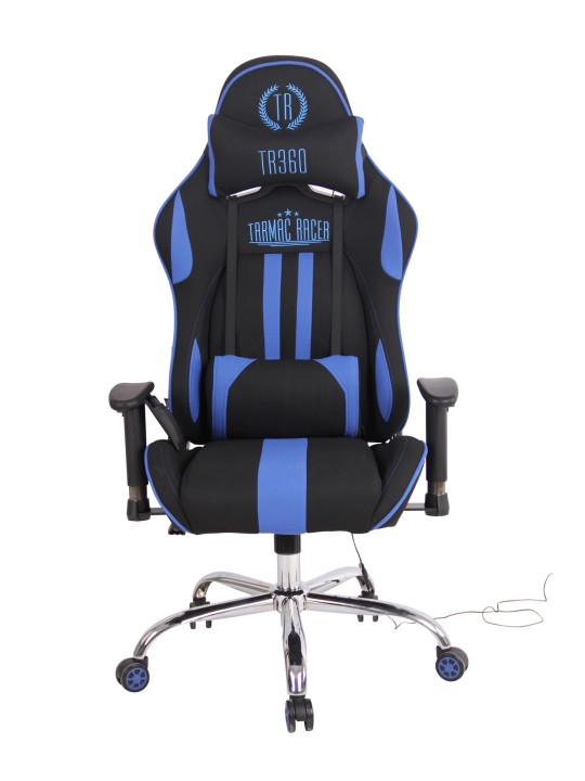 Bureaustoel Limit XM stof, zwart/blauw