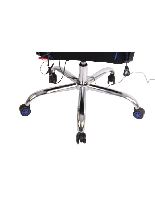 Bureaustoel Limit XM stof, zwart/blauw