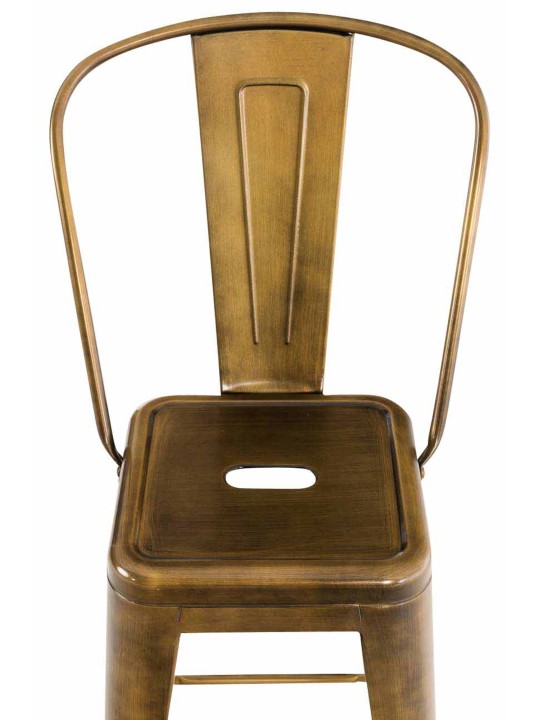 Set van 4 barkrukken Aiden, goud