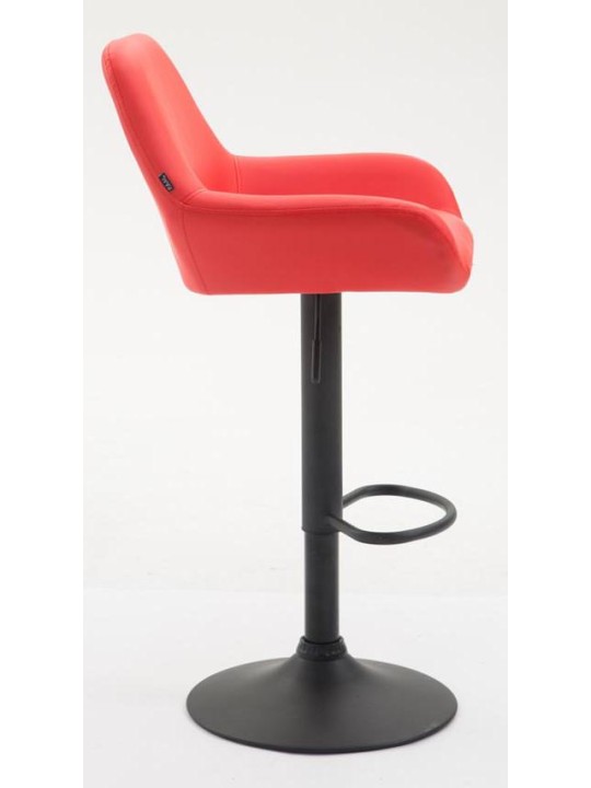 Set van 2 barkrukken Braga kunstleer, rood