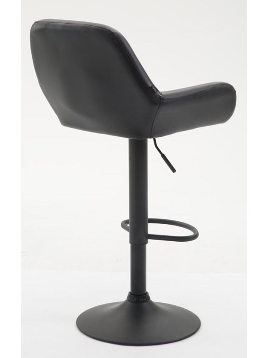 Set van 2 barkrukken Braga kunstleer, zwart