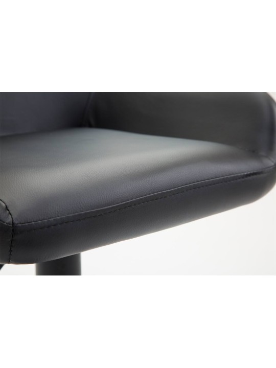 Set van 2 barkrukken Braga kunstleer, zwart