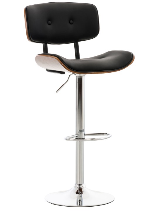 Barkruk Sarnia kunstleer, walnoot/zwart Barkruk Sarnia kunstleer, walnoot/zwart