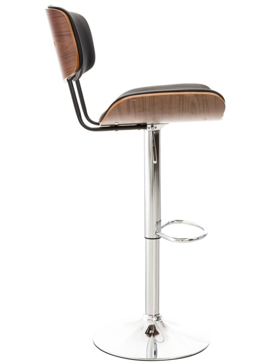 Barkruk Sarnia kunstleer, walnoot/zwart Barkruk Sarnia kunstleer, walnoot/zwart