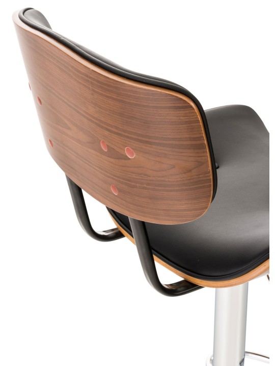 Barkruk Sarnia kunstleer, walnoot/zwart Barkruk Sarnia kunstleer, walnoot/zwart