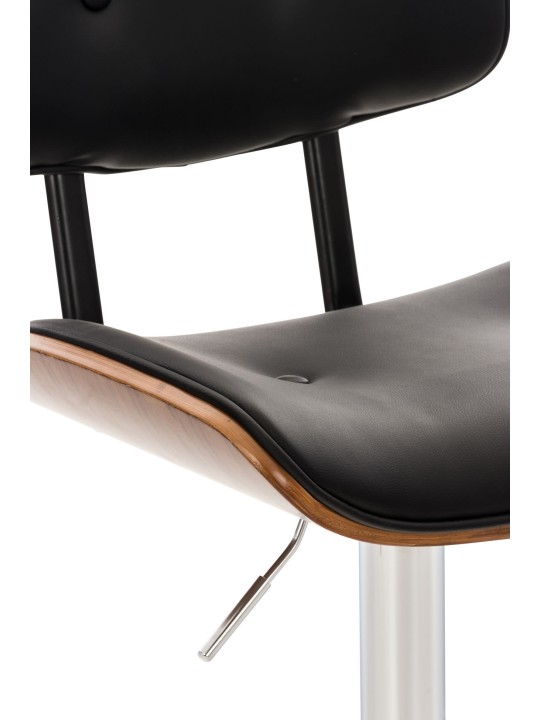 Barkruk Sarnia kunstleer, walnoot/zwart Barkruk Sarnia kunstleer, walnoot/zwart