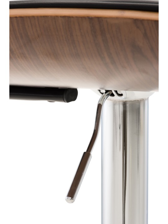 Barkruk Sarnia kunstleer, walnoot/zwart Barkruk Sarnia kunstleer, walnoot/zwart