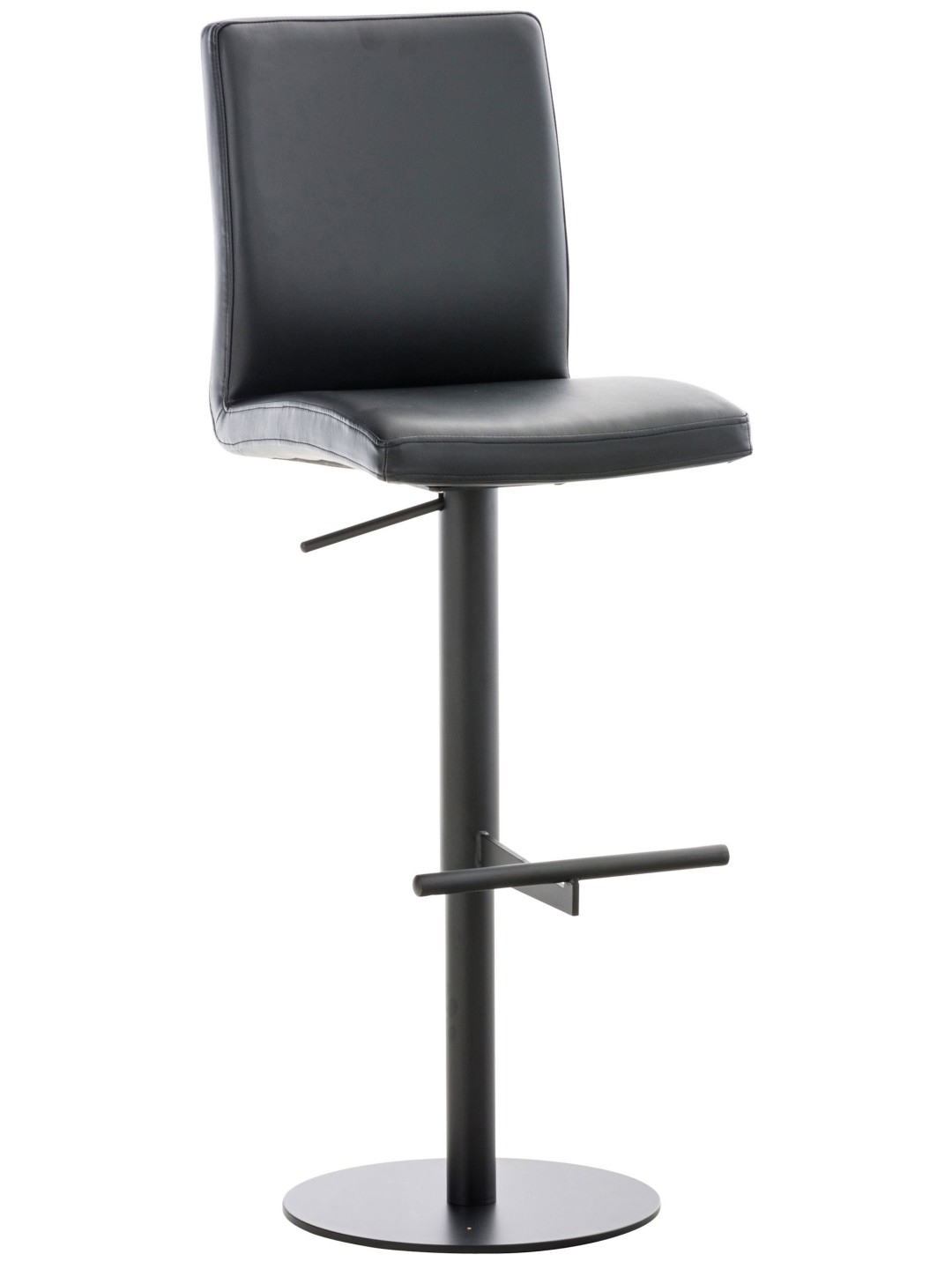 Barkruk Cadiz kunstleer, zwart