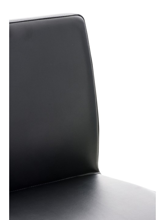 Barkruk Cadiz kunstleer, zwart