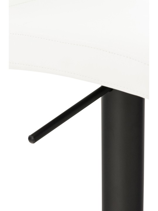 Barkruk Cadiz kunstleer, wit