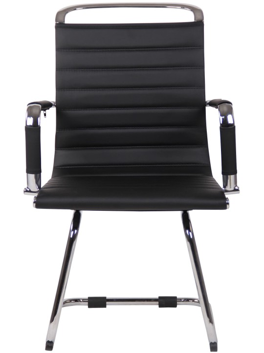 Bezoekersstoel Balve kunstleer, zwart Bezoekersstoel Balve kunstleer, zwart
