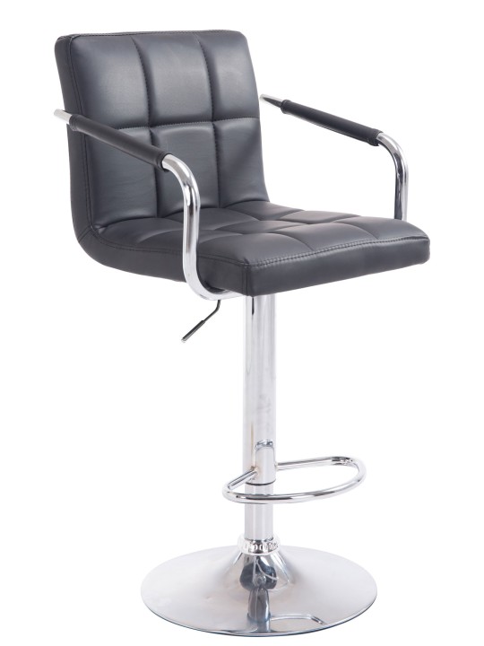 Barkruk Lucy V2 chroom, zwart Barkruk Lucy V2 chroom, zwart