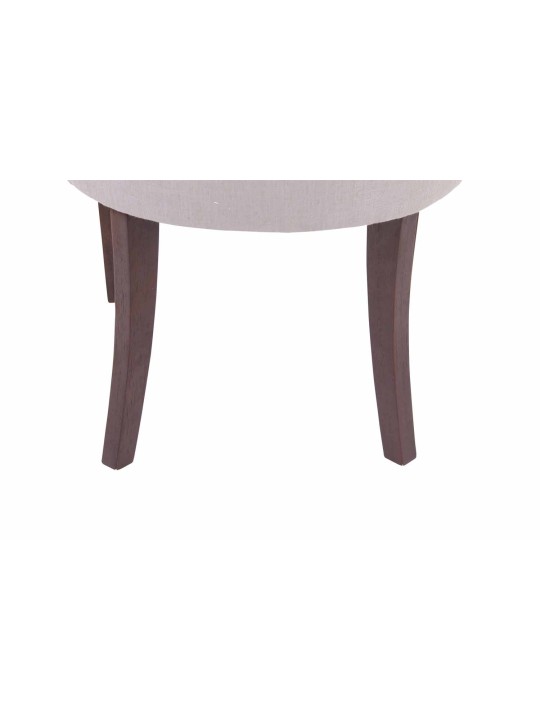 Set van 2 eetkamerstoelen Aberdeen stof antiek, grijs