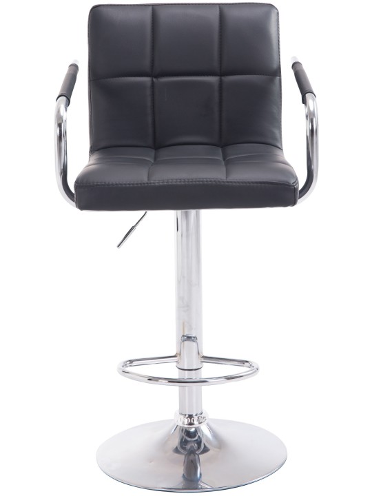 Barkruk Lucy V2 chroom, zwart Barkruk Lucy V2 chroom, zwart