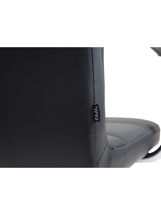 Bureaustoel Lucy V2 kunstleer, zwart