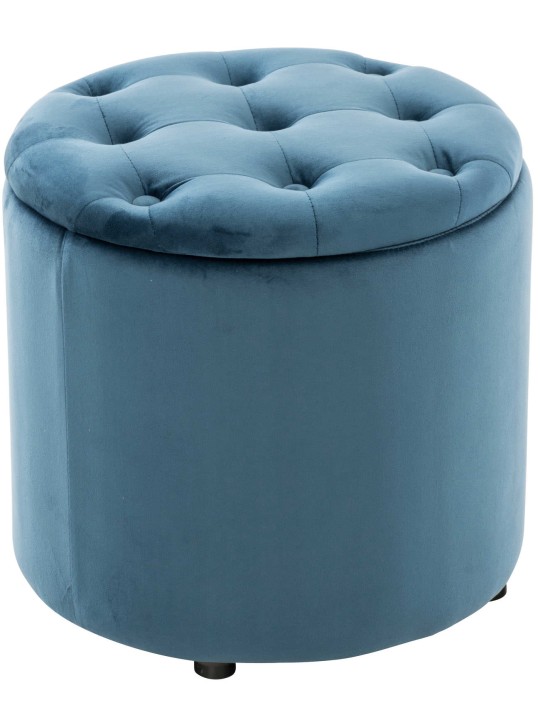 Kruk Pantin fluweel, blauw