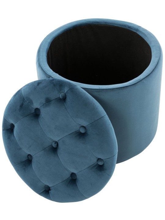Kruk Pantin fluweel, blauw