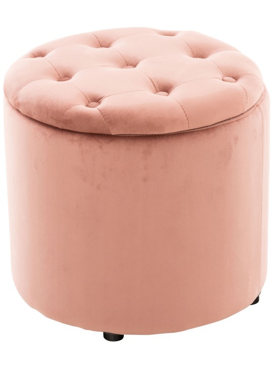 Kruk Pantin fluweel, roze Kruk Pantin fluweel, roze