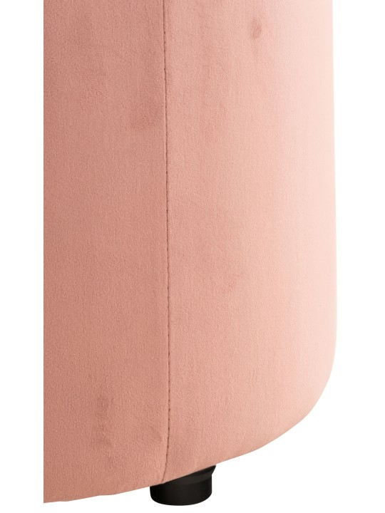 Kruk Pantin fluweel, roze Kruk Pantin fluweel, roze