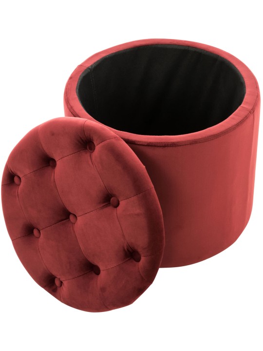 Kruk Pantin fluweel, rood