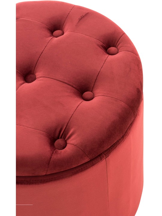 Kruk Pantin fluweel, rood
