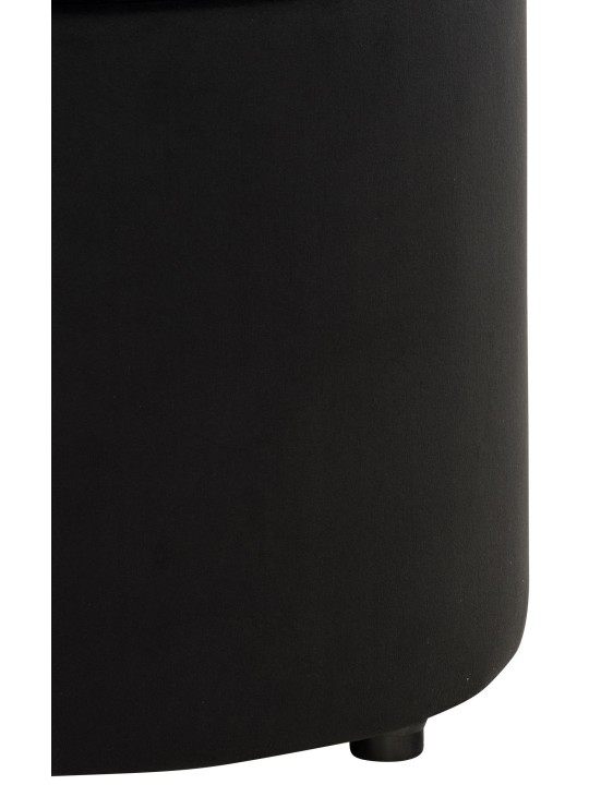 Kruk Pantin fluweel, zwart Kruk Pantin fluweel, zwart