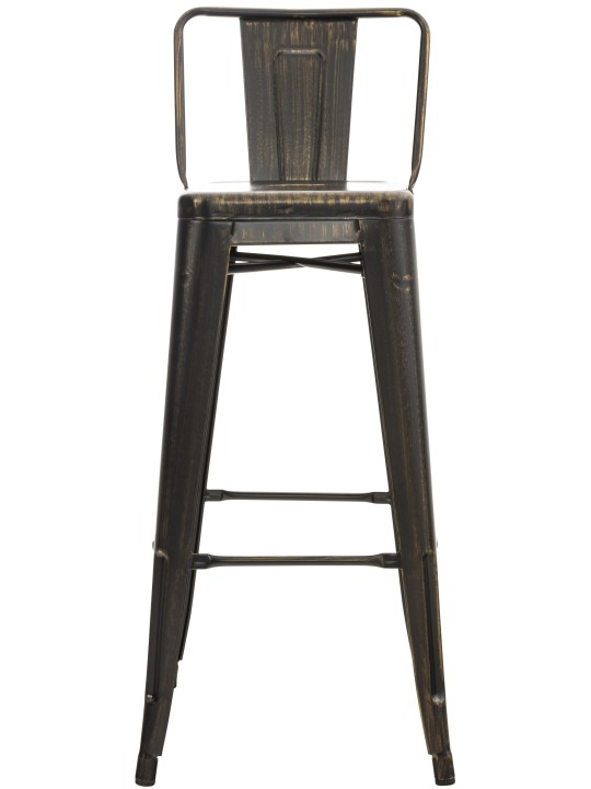 Set van 2 barkrukken Mason, zwart-goud