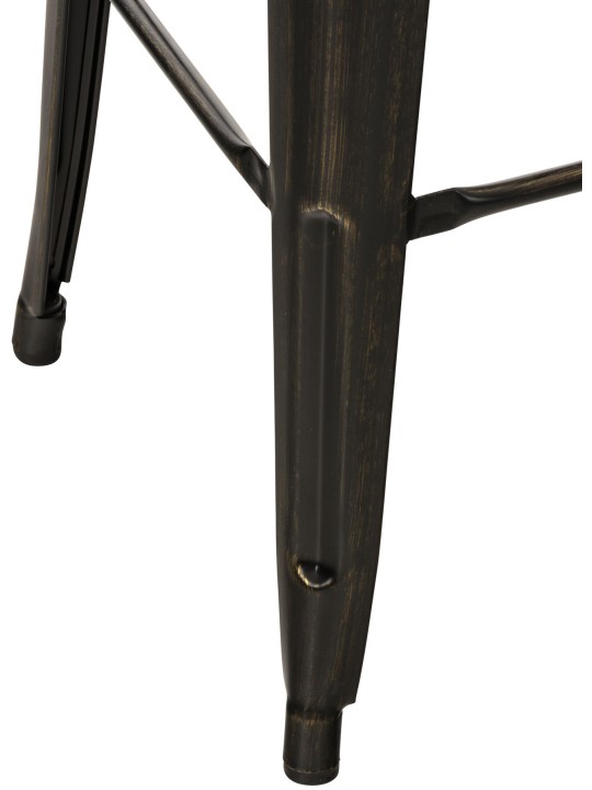 Set van 2 barkrukken Mason, zwart-goud