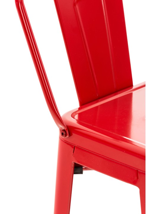 Set van 4 barkrukken Mason, rood