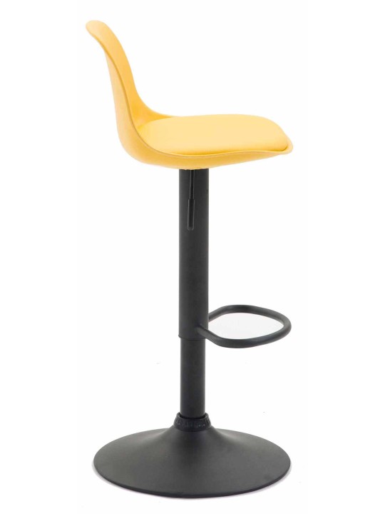 Set van 2 barkrukken Kiel kunststof, geel