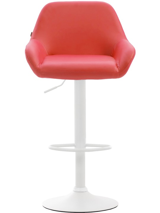 Barkruk Braga kunstleer, rood