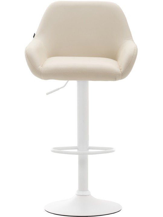 Barkruk Braga kunstleer, crème