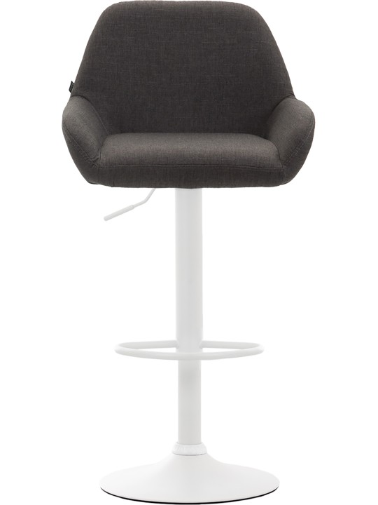 Barkruk Braga stof, donkergrijs