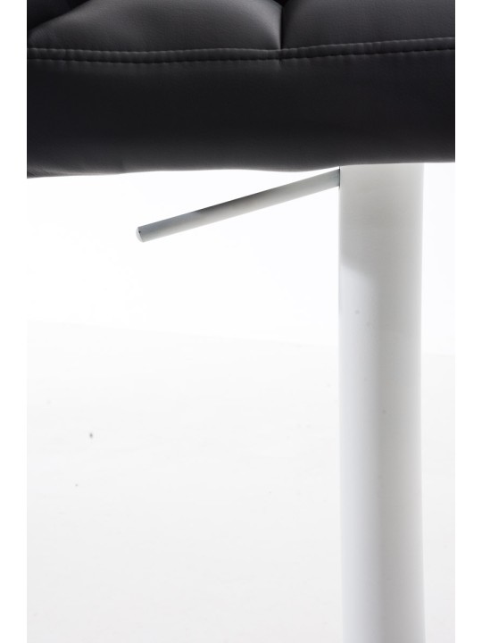 Set van 2 barkrukken Damaso kunstleer, zwart