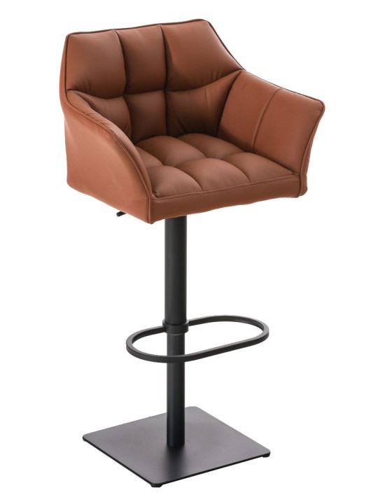 Set van 2 barkrukken Damaso kunstleer, lichtbruin Set van 2 barkrukken Damaso kunstleer, lichtbruin