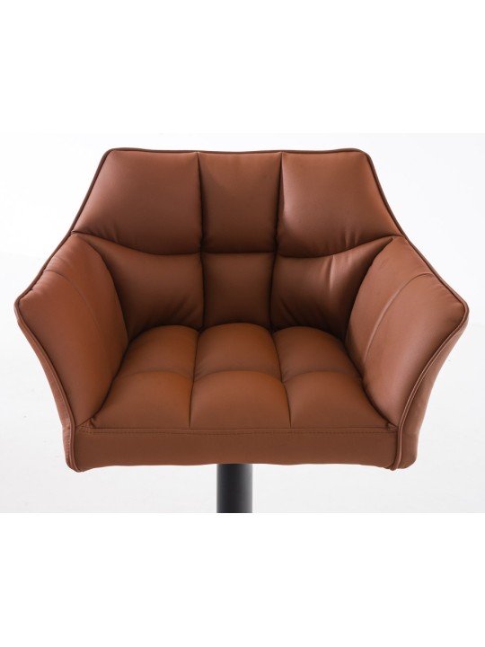 Set van 2 barkrukken Damaso kunstleer, lichtbruin Set van 2 barkrukken Damaso kunstleer, lichtbruin