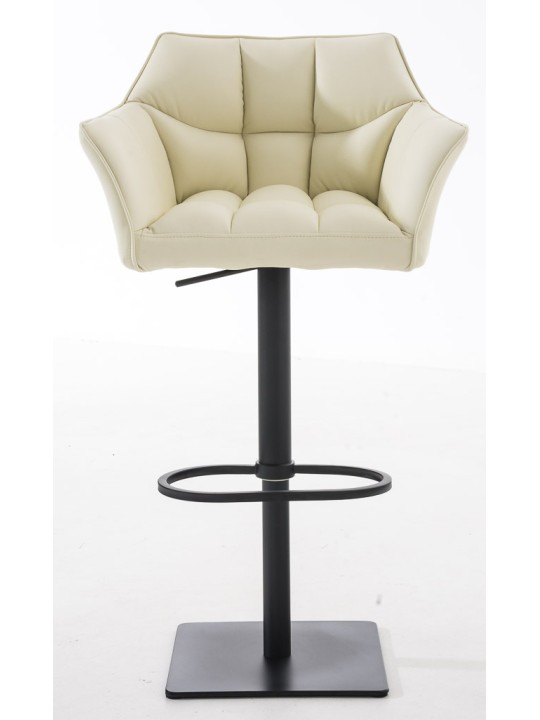 Set van 2 barkrukken Damaso kunstleer, crème