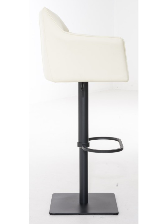 Set van 2 barkrukken Damaso kunstleer, crème