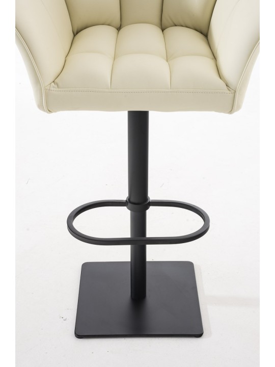 Set van 2 barkrukken Damaso kunstleer, crème