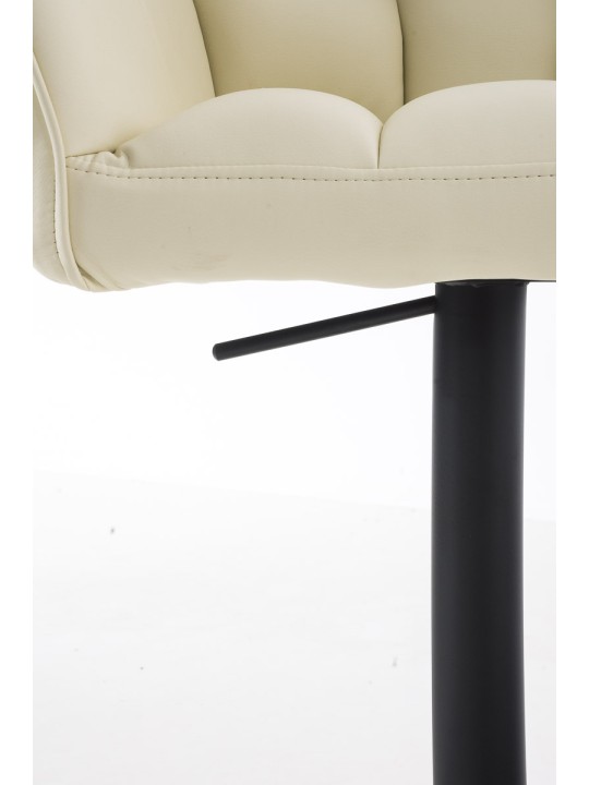 Set van 2 barkrukken Damaso kunstleer, crème