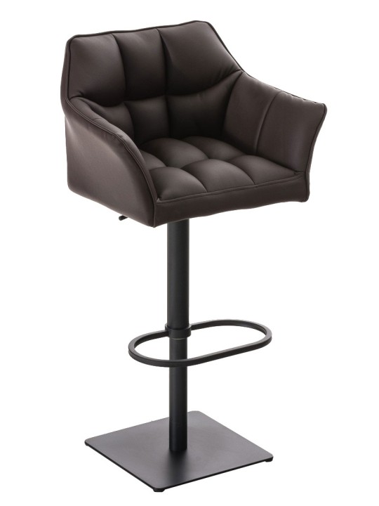 Set van 2 barkrukken Damaso kunstleer, bruin Set van 2 barkrukken Damaso kunstleer, bruin