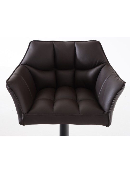 Set van 2 barkrukken Damaso kunstleer, bruin Set van 2 barkrukken Damaso kunstleer, bruin