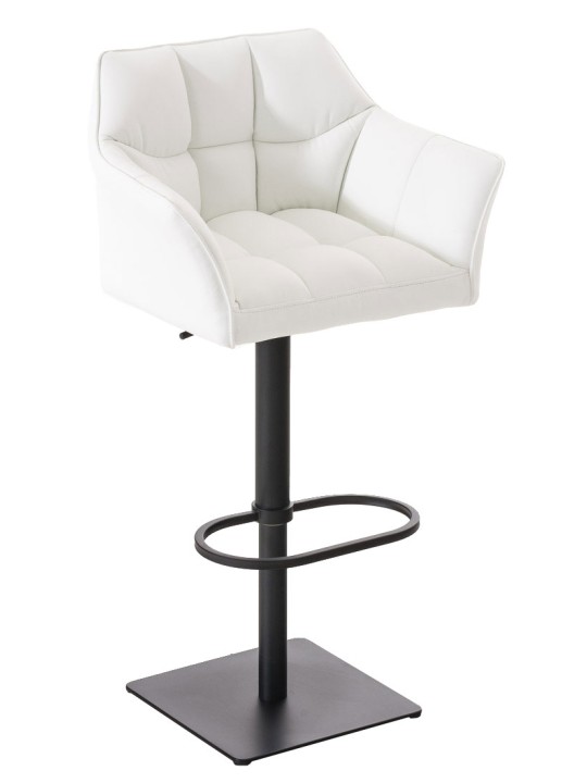 Set van 2 barkrukken Damaso kunstleer, wit Set van 2 barkrukken Damaso kunstleer, wit