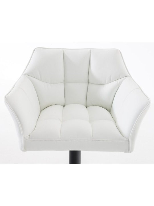 Set van 2 barkrukken Damaso kunstleer, wit Set van 2 barkrukken Damaso kunstleer, wit