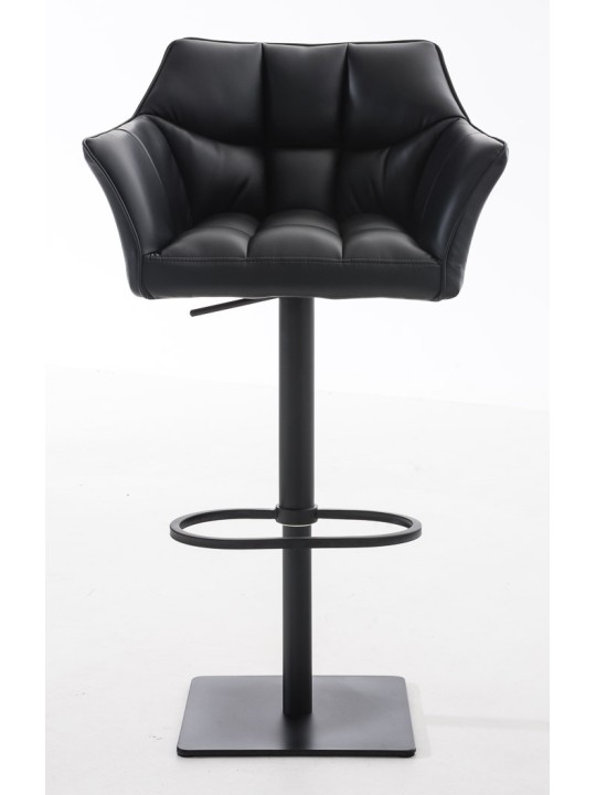 Set van 2 barkrukken Damaso kunstleer, zwart Set van 2 barkrukken Damaso kunstleer, zwart