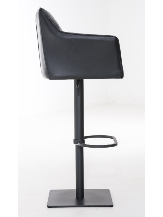 Set van 2 barkrukken Damaso kunstleer, zwart Set van 2 barkrukken Damaso kunstleer, zwart