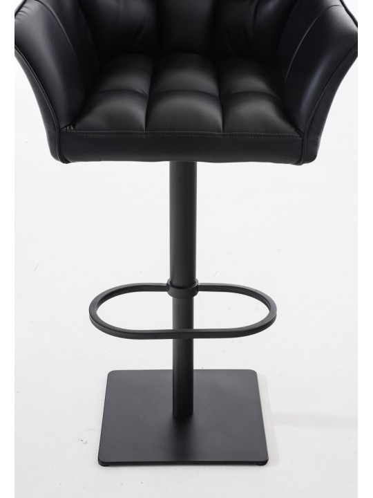 Set van 2 barkrukken Damaso kunstleer, zwart Set van 2 barkrukken Damaso kunstleer, zwart