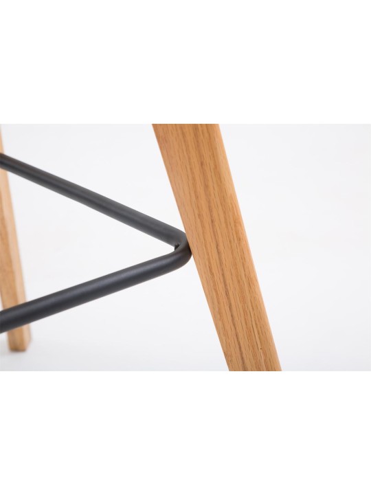 Set van 2 barkrukken Metz kunstleer naturel, zwart