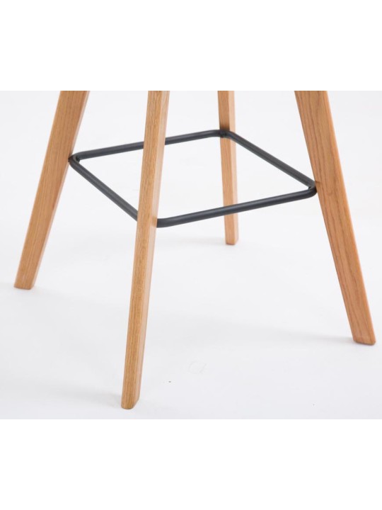 Set van 2 barkrukken Metz stof naturel, donkergrijs