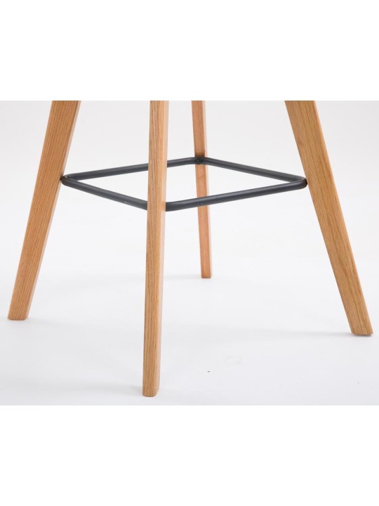 Set van 2 barkrukken Metz stof naturel, grijs